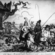 An English caricature riffing on the threat of a French invasion(Photo by Hulton Archive/Getty Images)